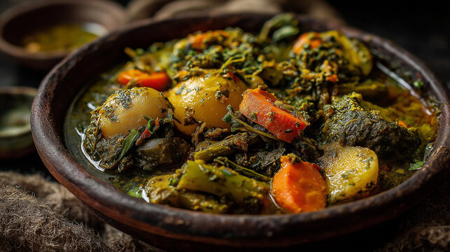 Undhiyu, a traditional mixed vegetable dish and flavorful culinary experience to enjoy in Rajkot.
