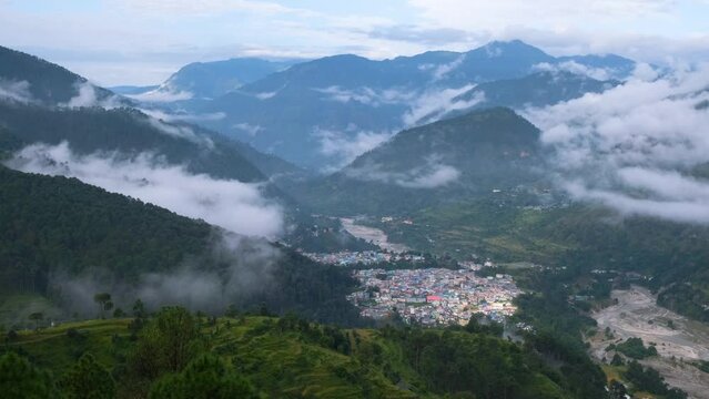 scenic town and base camp for Yamunotri Yatra