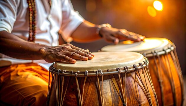 A devotional evening gathering singing Bhajan and Kirtan by the river in Uttarkashi.
