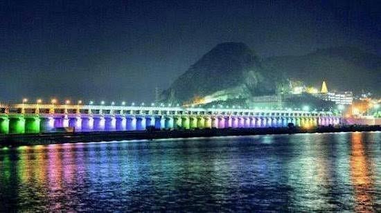 Boating on the Krishna River at Bhavani Island, a recreational island place to visit near Amaravati.