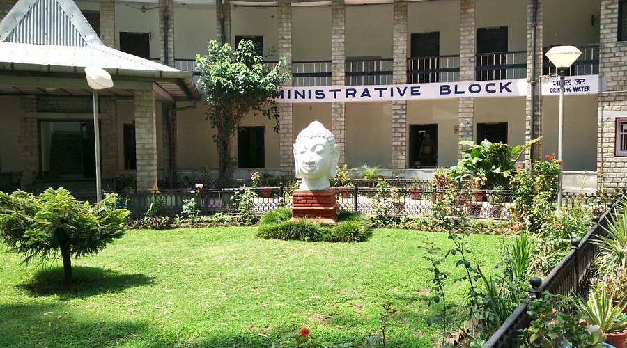 Historic artifacts and manuscripts displayed at the Bhuri Singh Museum in Chamba.