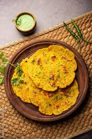 A plate of savory Chila pancakes.