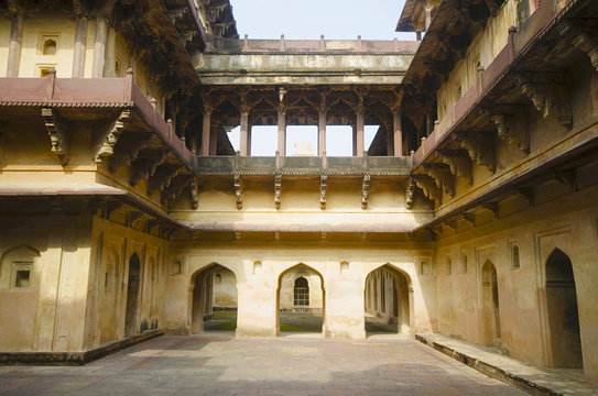 Datia Palace, the seven-story royal palace and a stunning architectural site near Jhansi.