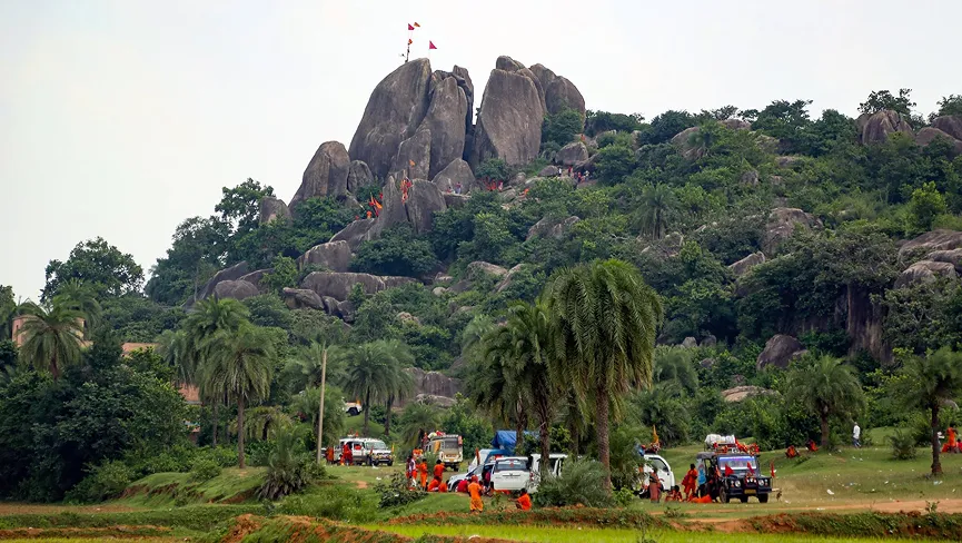Baba Baidyanath Temple in Deoghar, a major pilgrimage site near Bokaro.