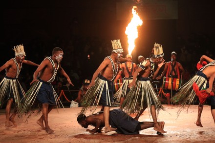 Energetic Dhamal dance performed during Holi festival with vigorous steps and traditional drum beats.