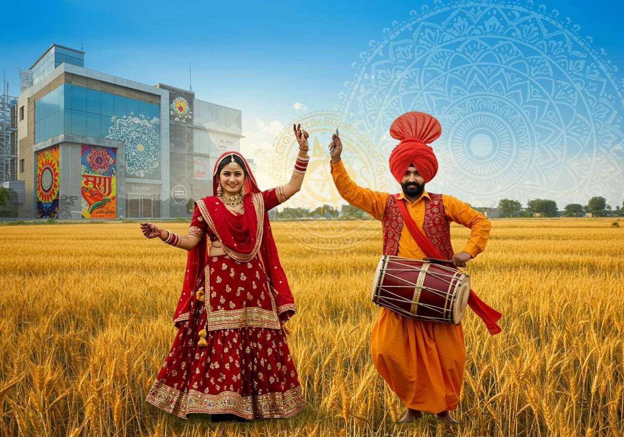 A family gathering observing Gotra & Clan Traditions (Biradari).