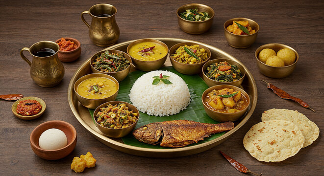 Traditional Haryanvi thali featuring bajra rotis, besan masala, and generous amounts of ghee.