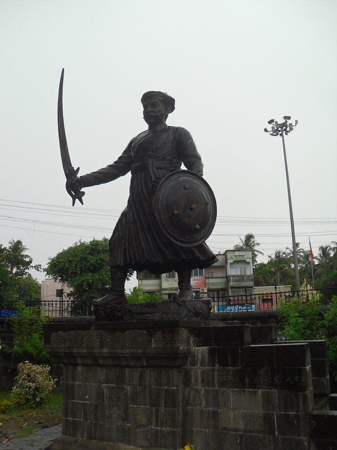 Samadhi memorial of the Maratha admiral Kanhoji Angre, an alibag heritage site.
