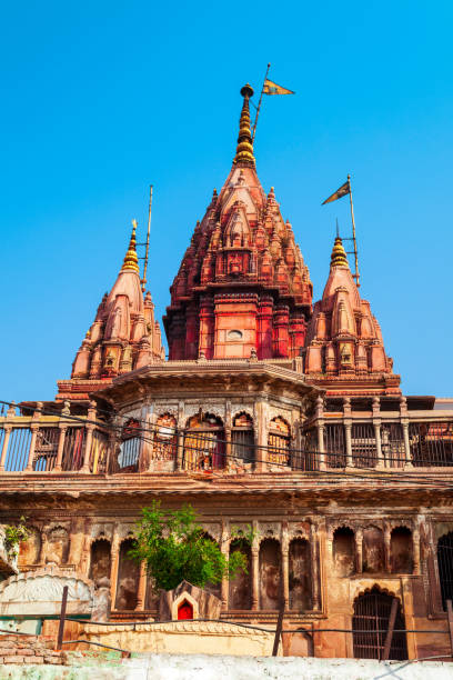 The sacred spire of Kashi Vishwanath Temple located in the Uttarkashi district.
