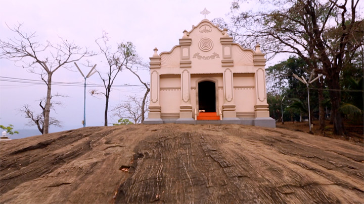 Malayatoor Church perched on a scenic hilltop.