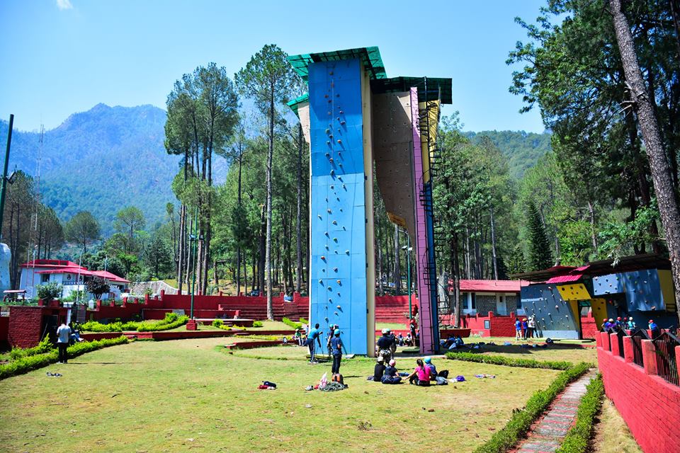 Main building of the Nehru Institute of Mountaineering (NIM) in Uttarkashi.