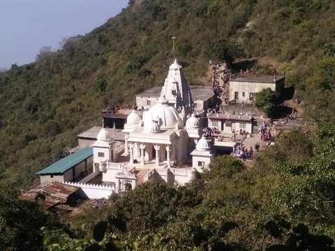 Parasnath Hill, the sacred Jain pilgrimage site visible from Bokaro.