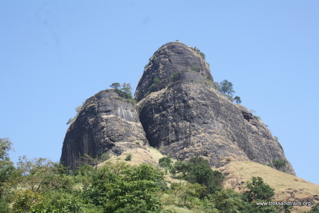 Trekker's path at Sarasgad Fort, an adventurous trekking place to visit near Alibag.