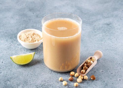 Refreshing Sattu Sharbat, a local protein drink.