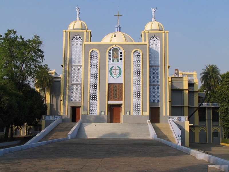 St. Jude's Shrine, a prominent Catholic pilgrimage site and a significant spiritual place to visit in Jhansi.