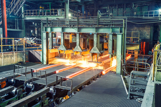 Visitors on a guided tour inside the massive Bhilai Steel Plant.