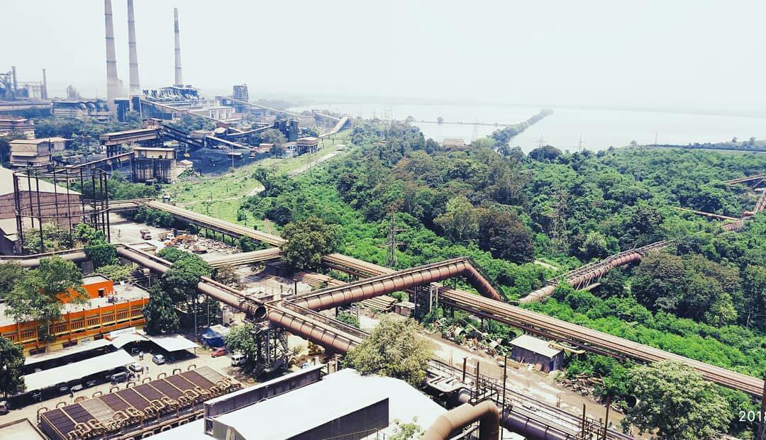 Guided tour inside the massive Bokaro Steel Plant facility.