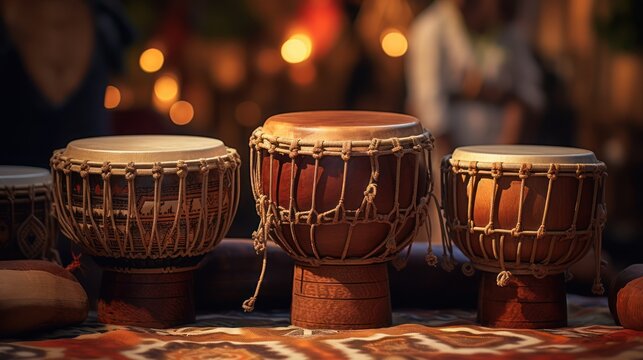 Tribal musicians playing traditional instruments at a jalpaiguri festival.