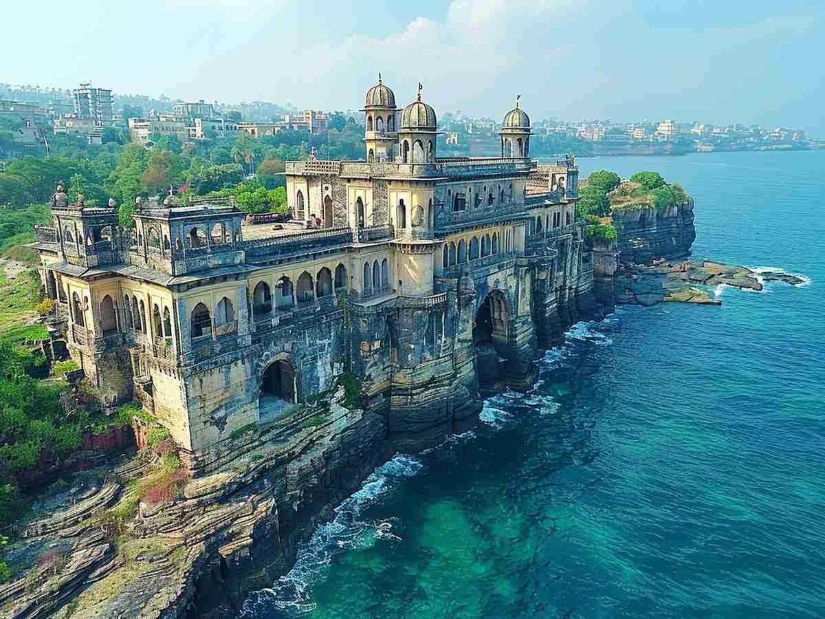 Aditya Katir scenic viewpoint overlooking coastline and countryside