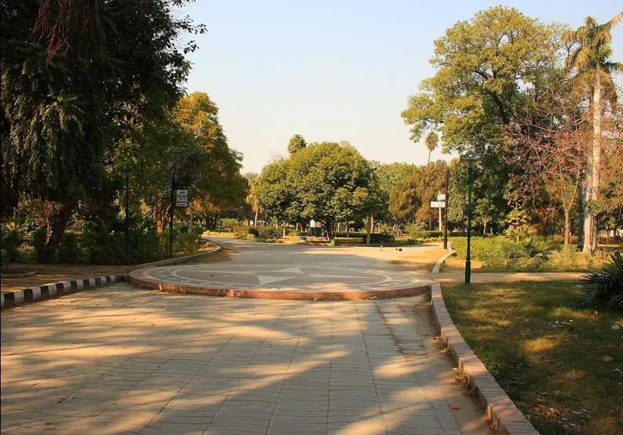 Relaxing at the serene Baradari Gardens, a beautiful place to visit in Patiala.
