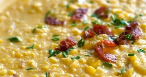 The savory grated corn snack Bhutte Ka Kees, a popular street food delight in Orchha.