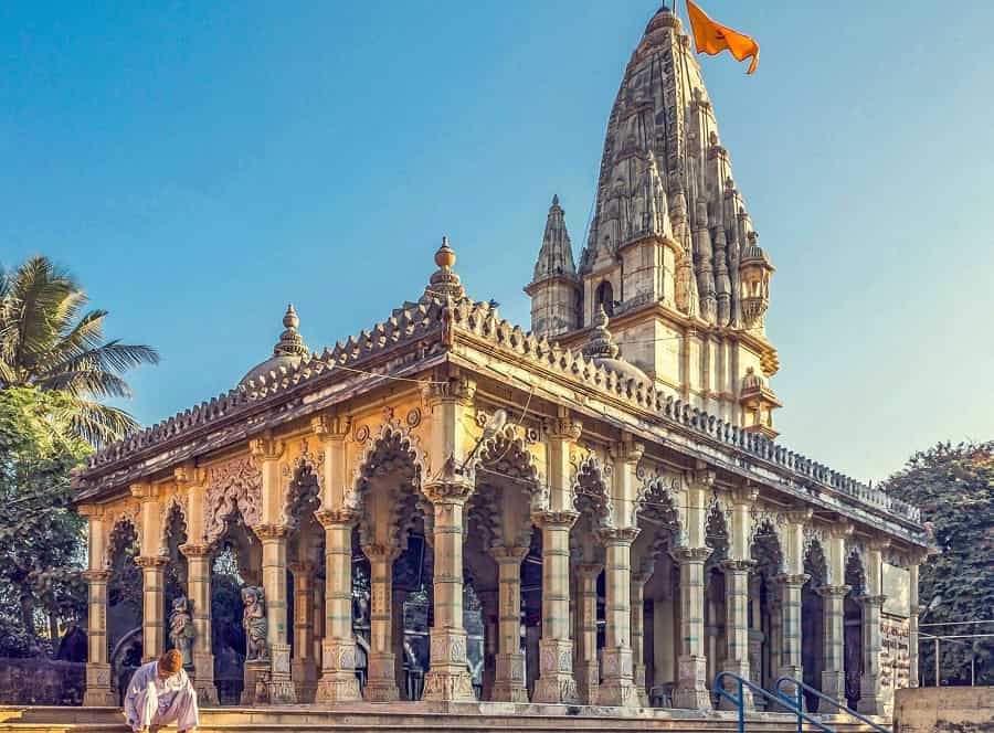 Bileshwar Mahadev Temple ancient structure with intricate stone carvings