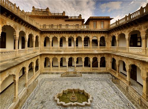 Darbargadh fortified palace in Porbandar showcasing traditional Gujarati architecture and royal heritage
