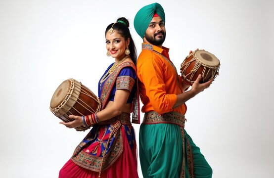 Graceful Giddha dance performance by women showcasing Punjab's vibrant folk traditions and clapping rhythms