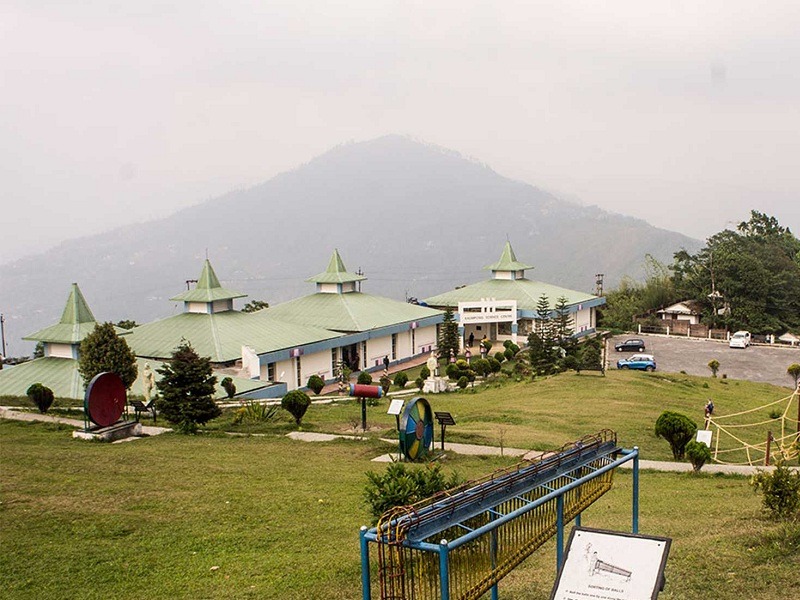 Modern building with interactive science exhibits and planetarium dome, educational places to visit Kalimpong for children