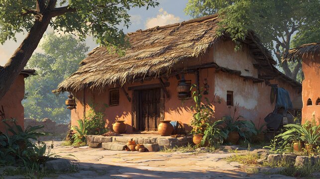 Kuchhadi village traditional pottery and handicrafts made by artisans