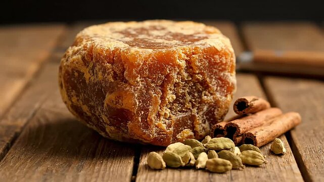 High-quality sugarcane jaggery used in traditional Maharashtrian sweets and cooking