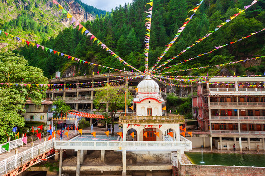 Manikaran Sahib gurudwara and hot springs in Kullu district