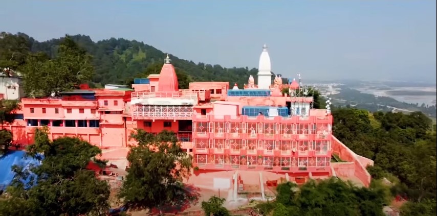 hilltop mansa devi temple complex panoramic views punjab