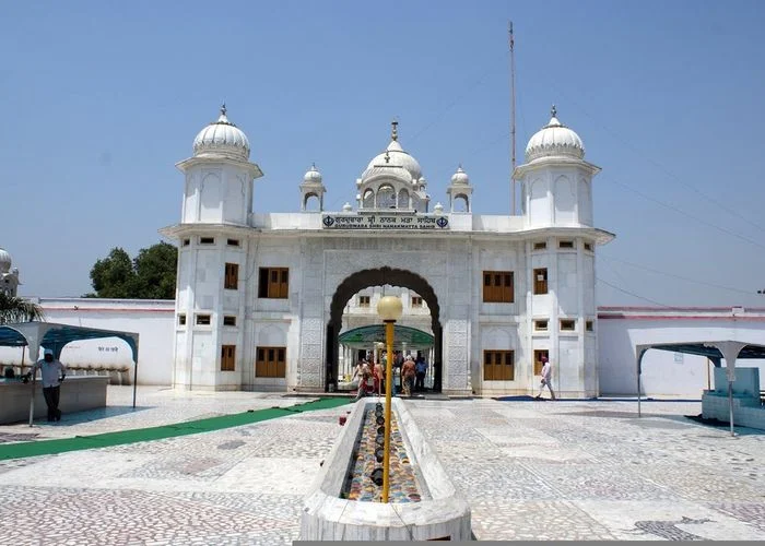 Peaceful Nanauta Gurudwara Sahib, a Sikh shrine of historical significance located near Meerut.