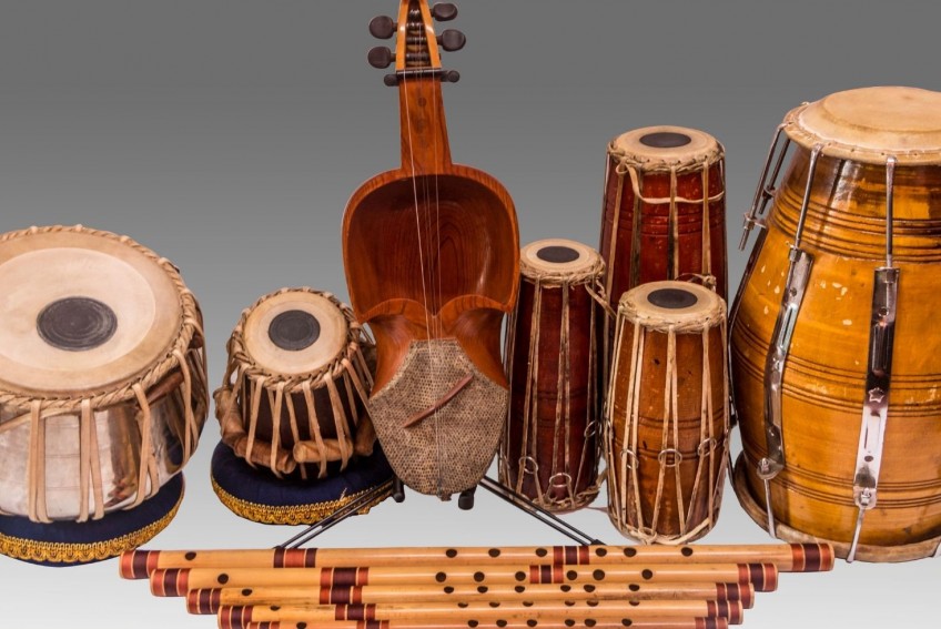 Traditional Nepali folk music performance in Kalimpong featuring Himalayan instruments and melodies