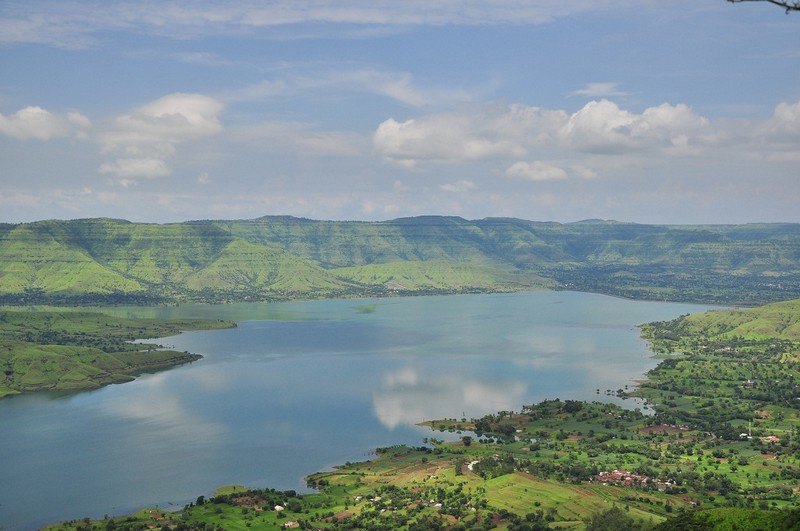 Picturesque Panchgani hill station near Satara with its famous tabletop plateau