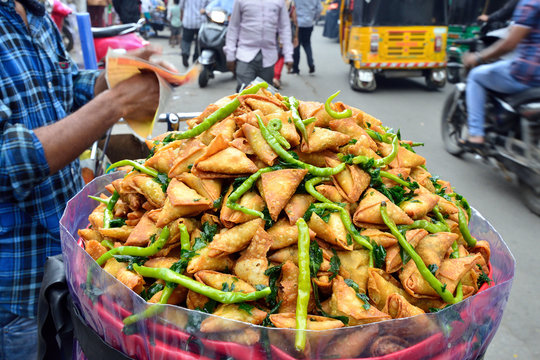 Food lovers enjoying the famous street food delicacies available across Ambala city.