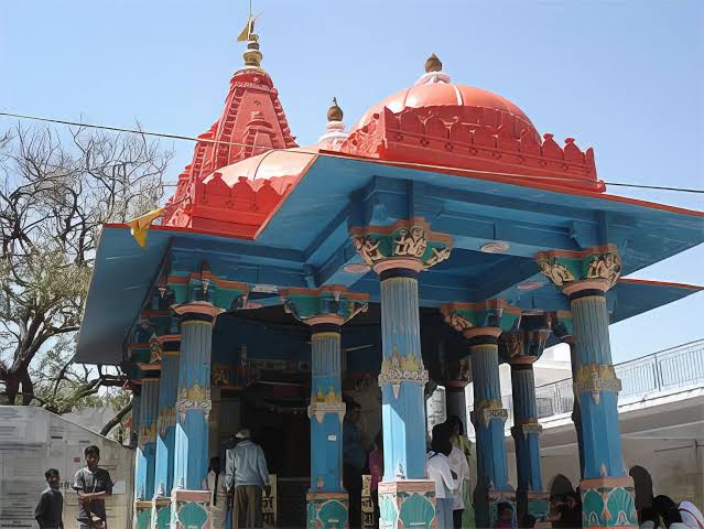 The unique and ancient Brahma Temple, a central highlight among the Places to Visit in Pushkar.
