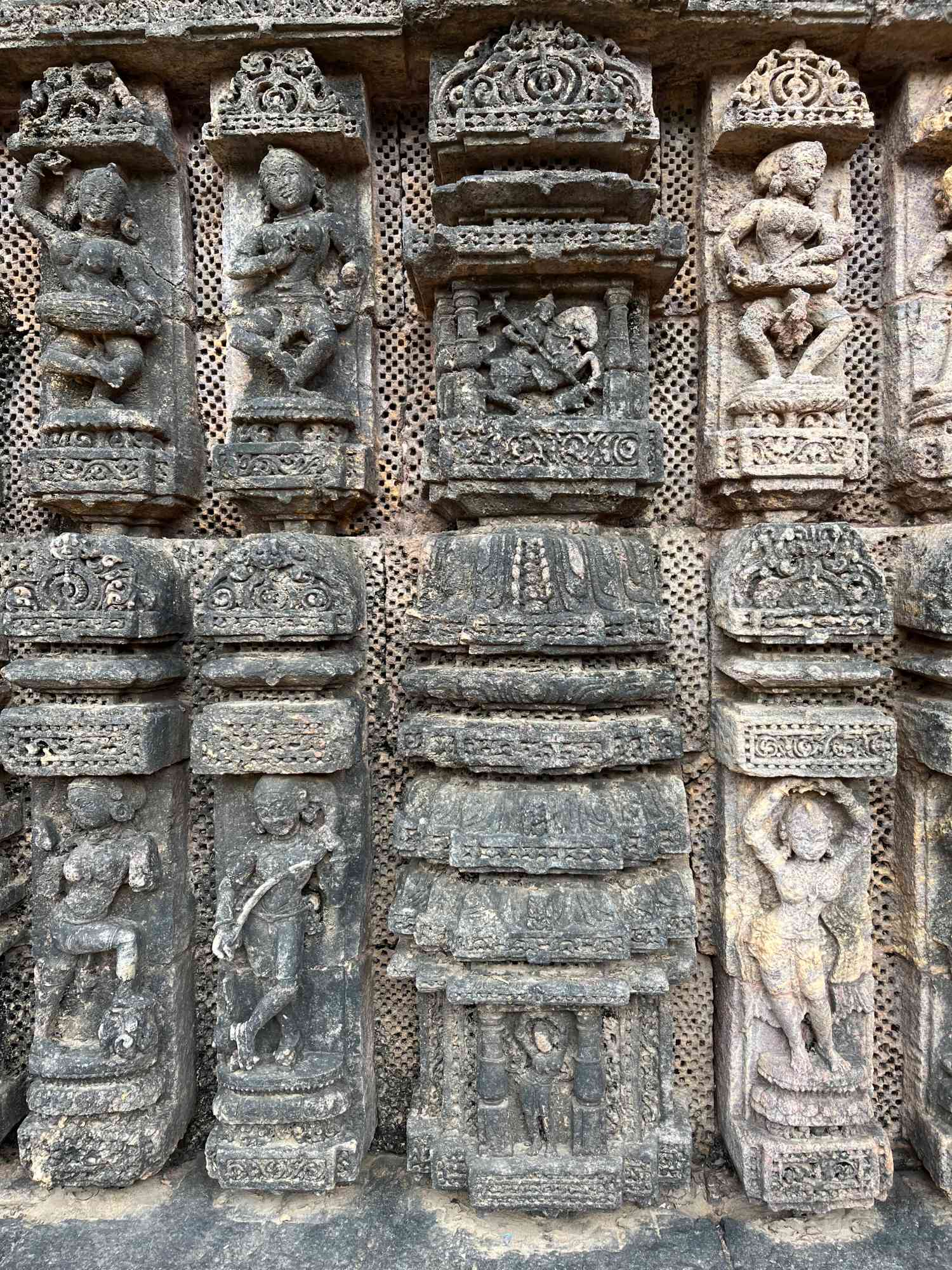 Konark Sun Temple intricate designs