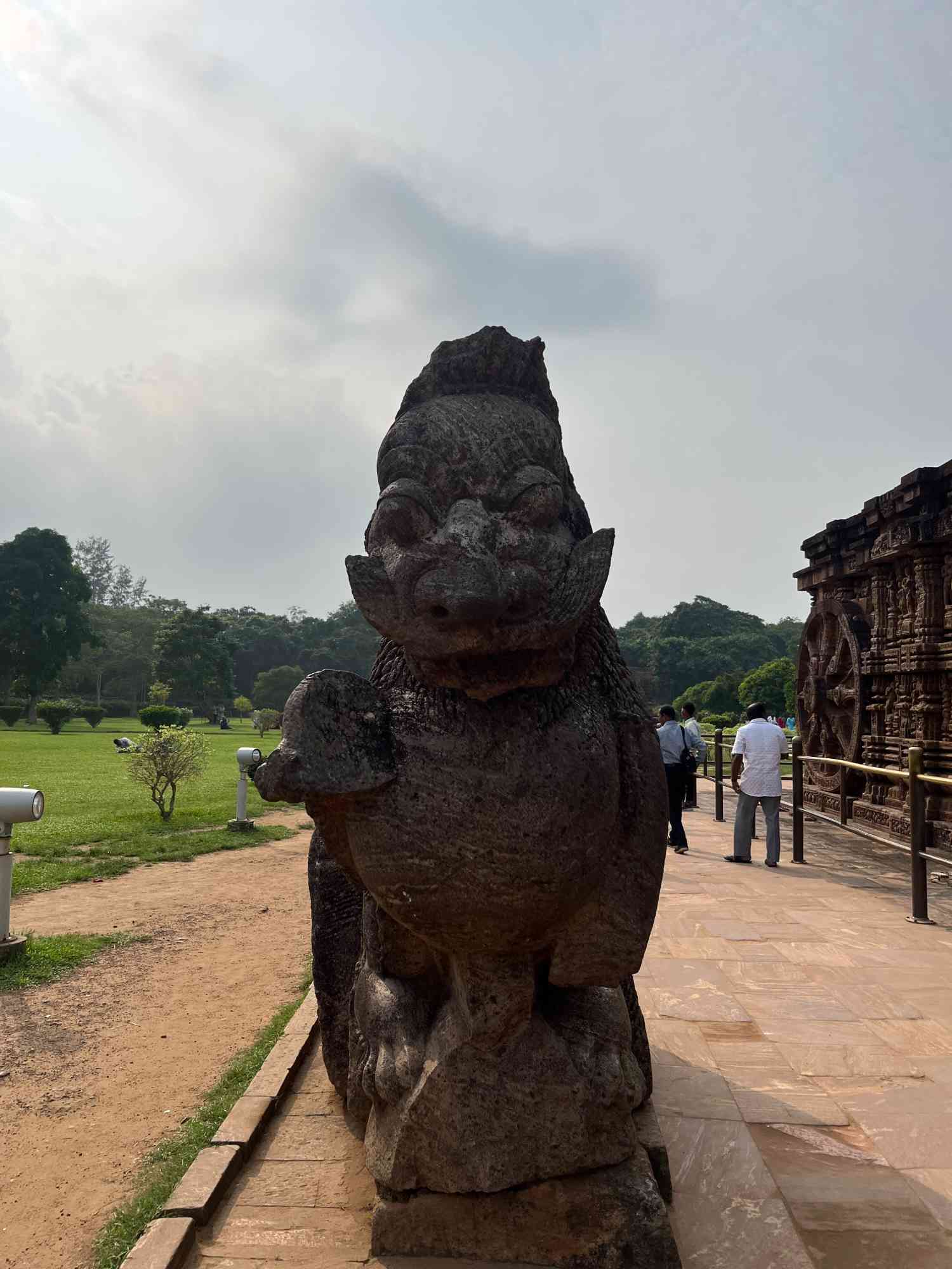 Konark Sun Temple statue