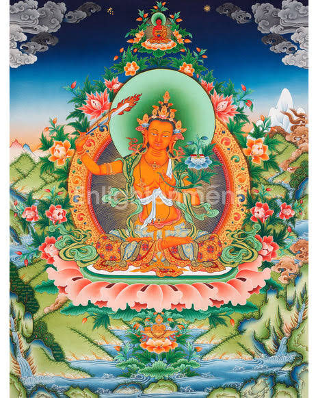 Buddha painting at Prathvinath Temple