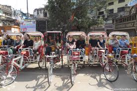 Cycle rickshaw experience in Chandni Chowk