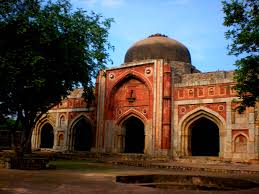 Jamali Kamali monument in Mehrauli Archaeological Park