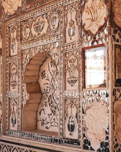 Floral Motifs, Sheesh Mahal, Jaipur