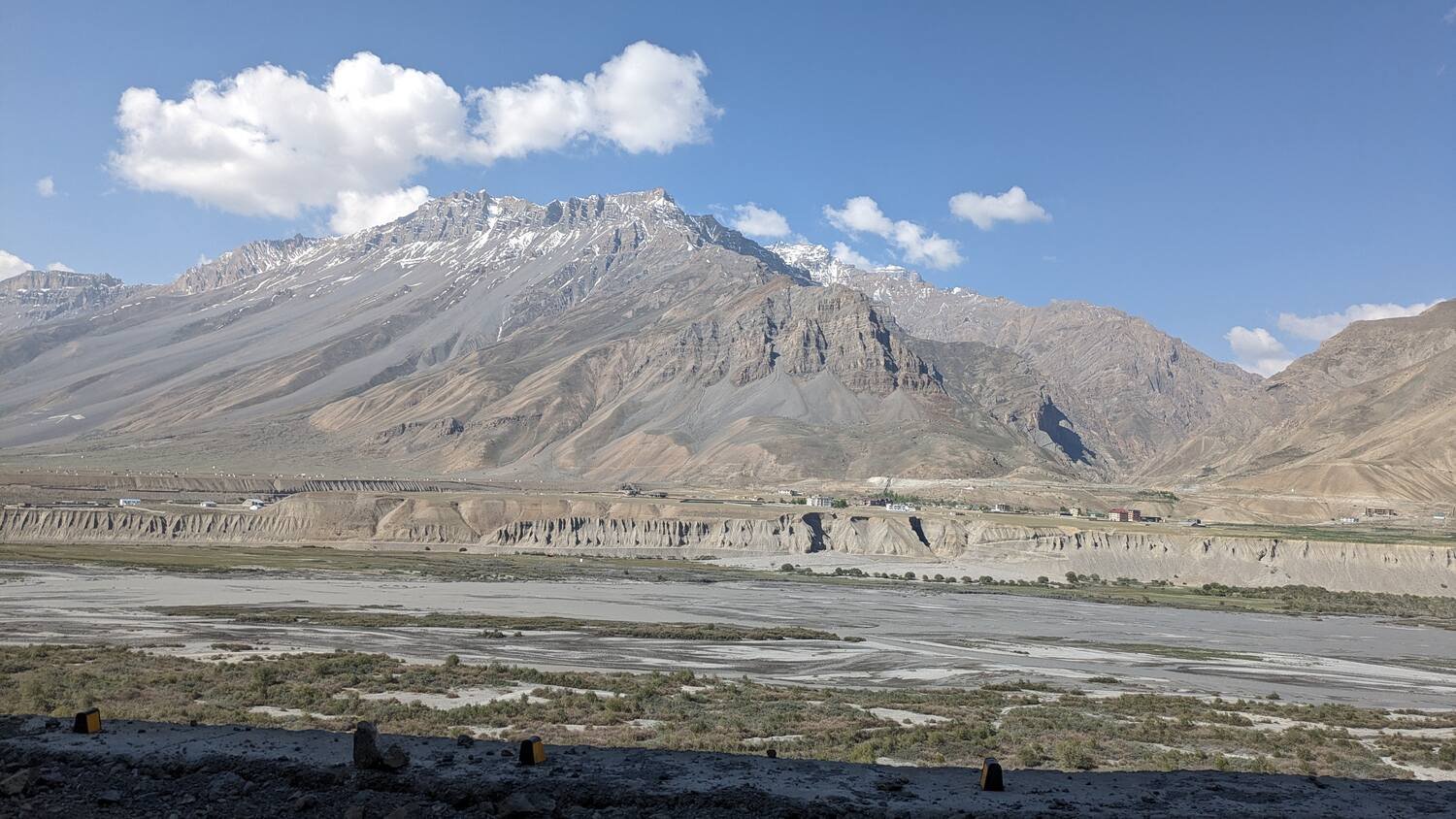 The view of Spiti River valley