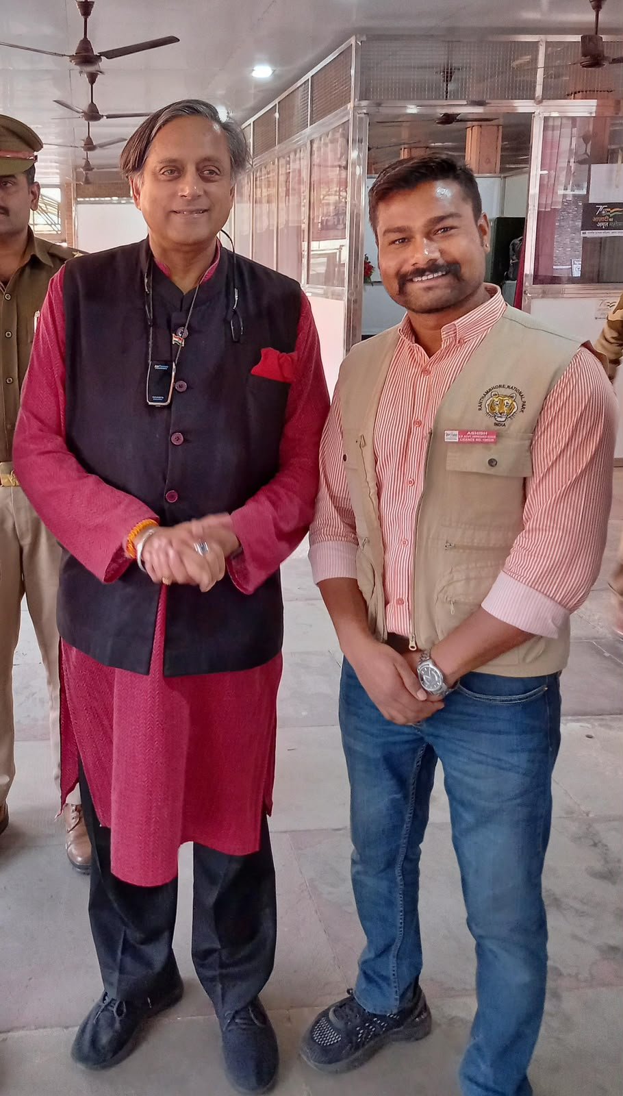 Amit Khatri with guests